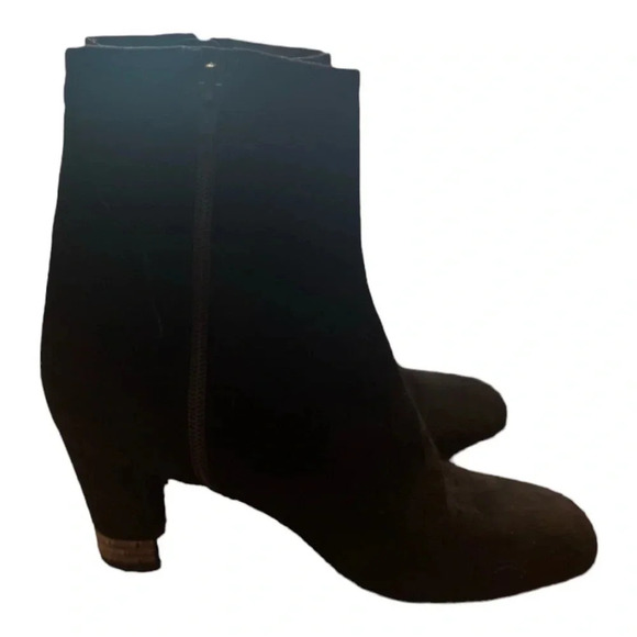 Stuart Weitzman Black Suede Ankle Booties‎ Women’s Sz 7 - Picture 8 of 13